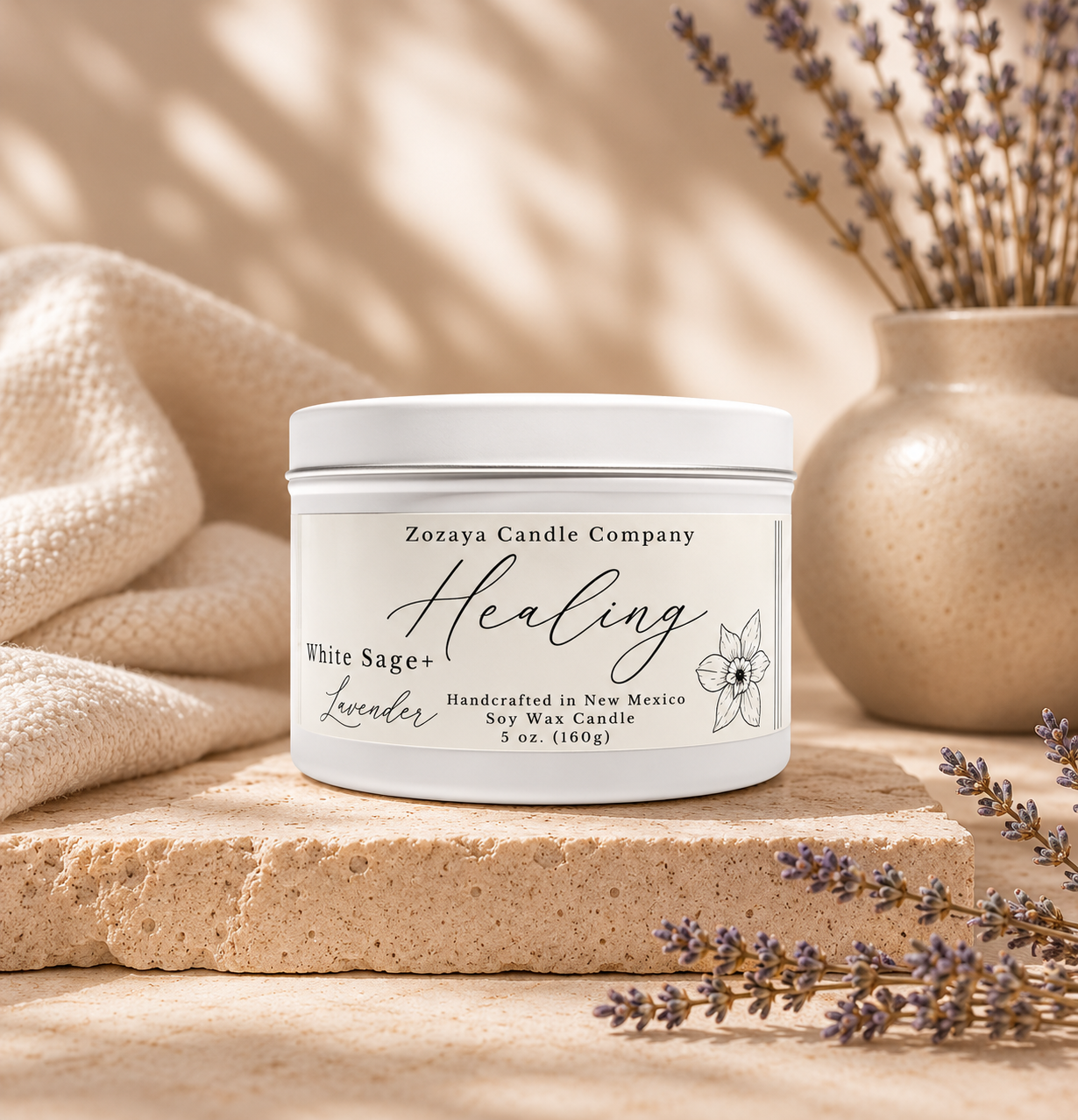 Healing | 5 oz Tin Candle