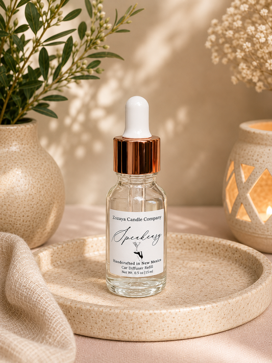 Speakeasy car diffuser refill bottle