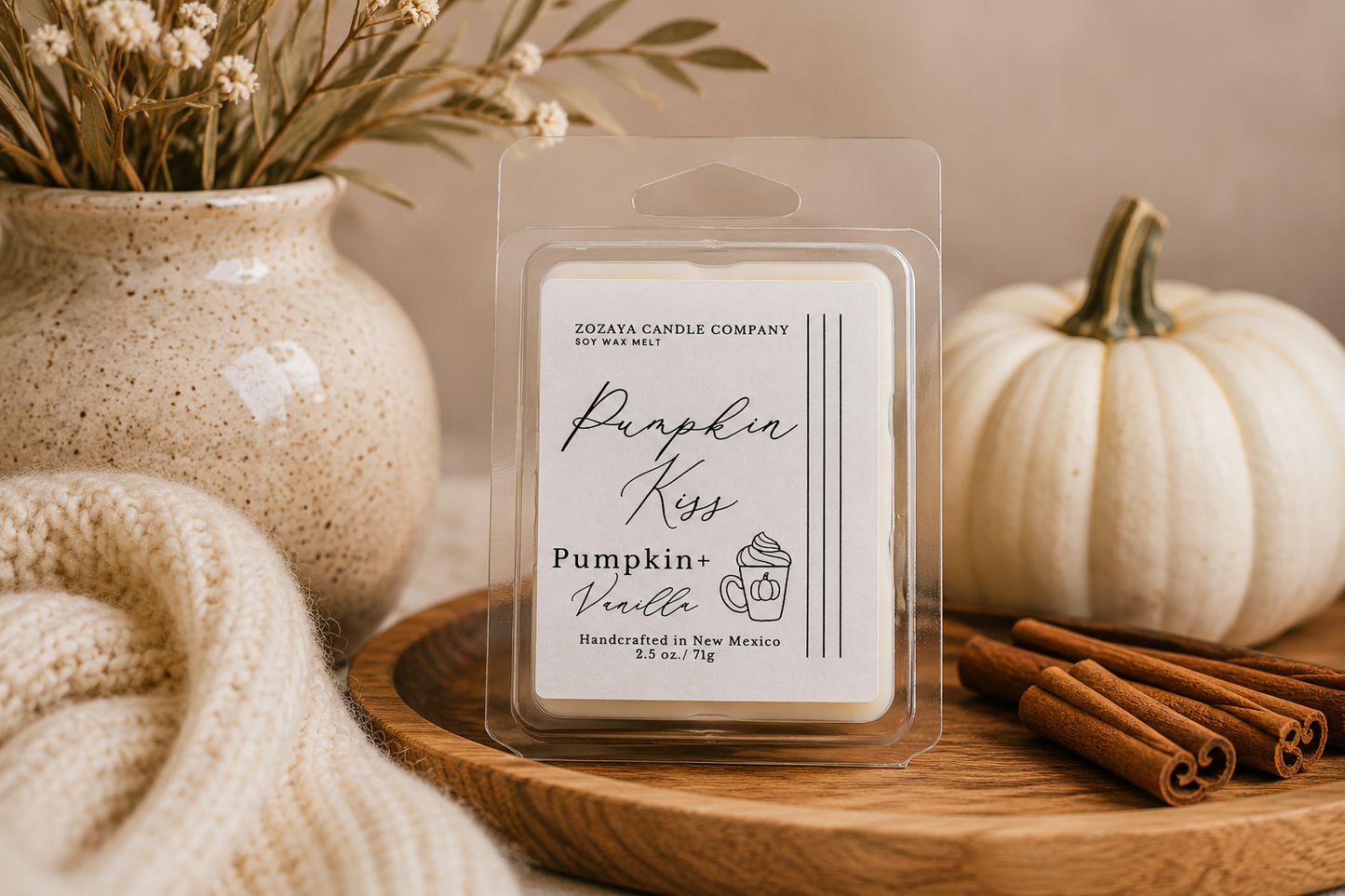 Pumpkin Kiss wax melt