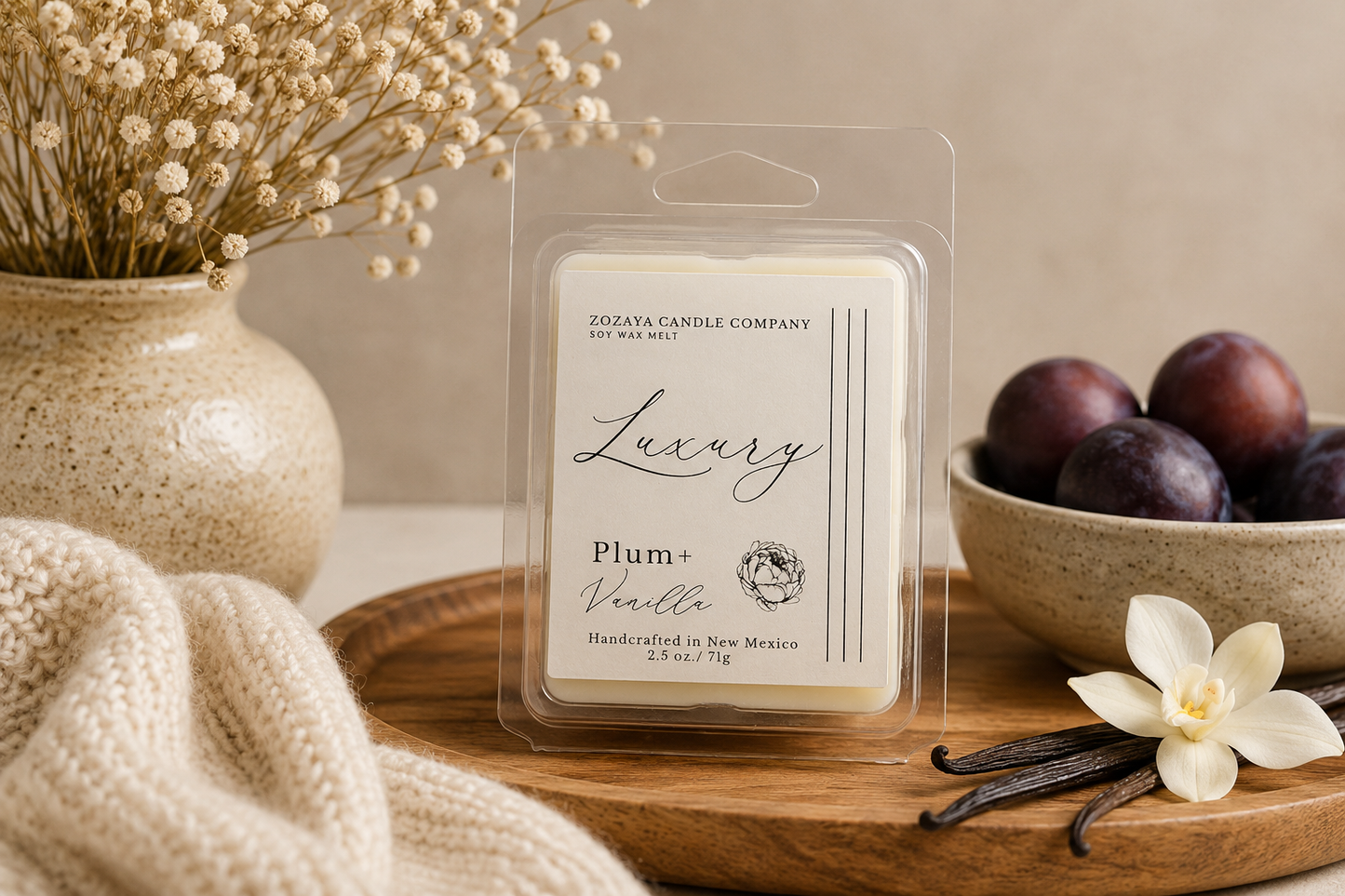 Luxury wax melt